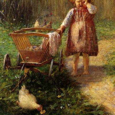 Child With Cart